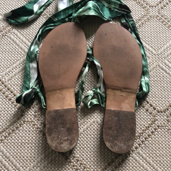 Michael Kors Collection Satin Ribbon Sandals, 8.5 - Picture 4 of 4